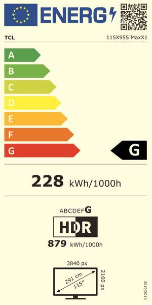 Étiquette énergétique 252296