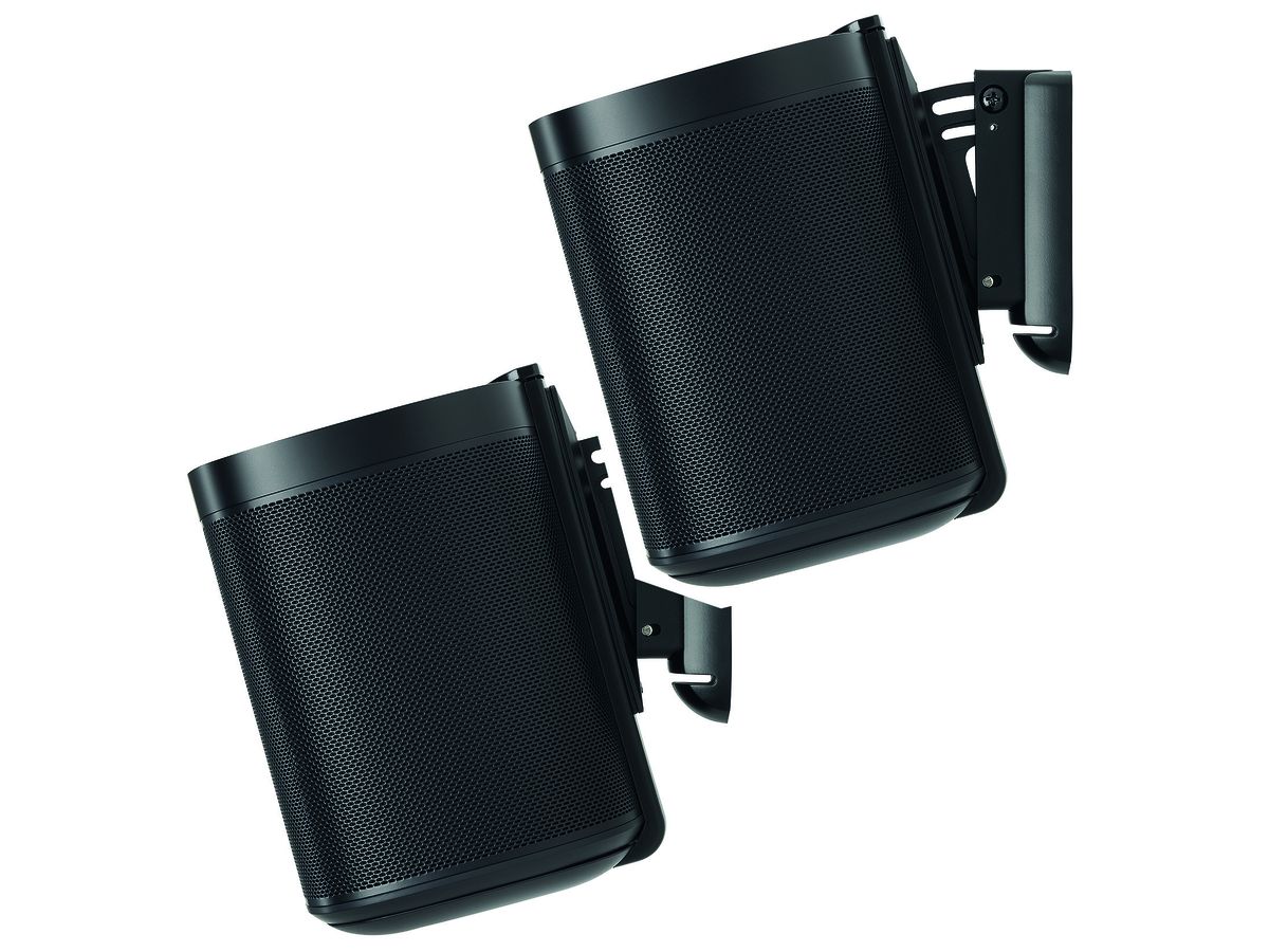 MS11BX2 - Premium supp. pour Sonos One, pair, noir