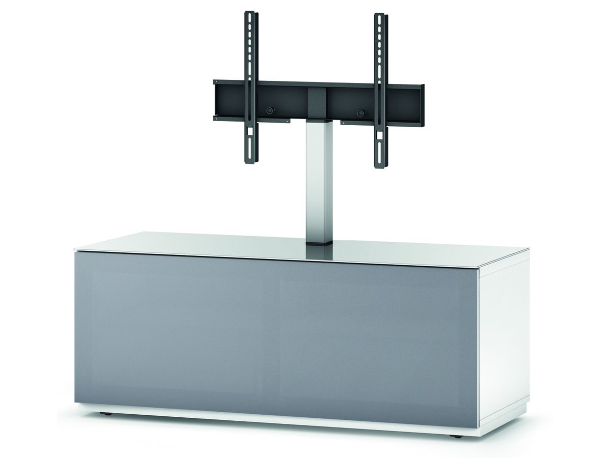 STA111T - Weiss, Stoff Grau, Sockel