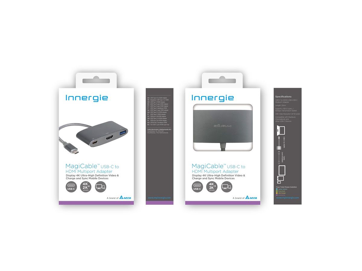 MagiCable USB-C > HDMI Multiport - Grau