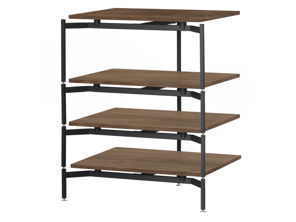 RX6040 - Laminat Walnuss, Schwarz Metall