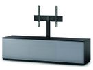 STA261T - Schwarz, Stoff Grau, Sockel