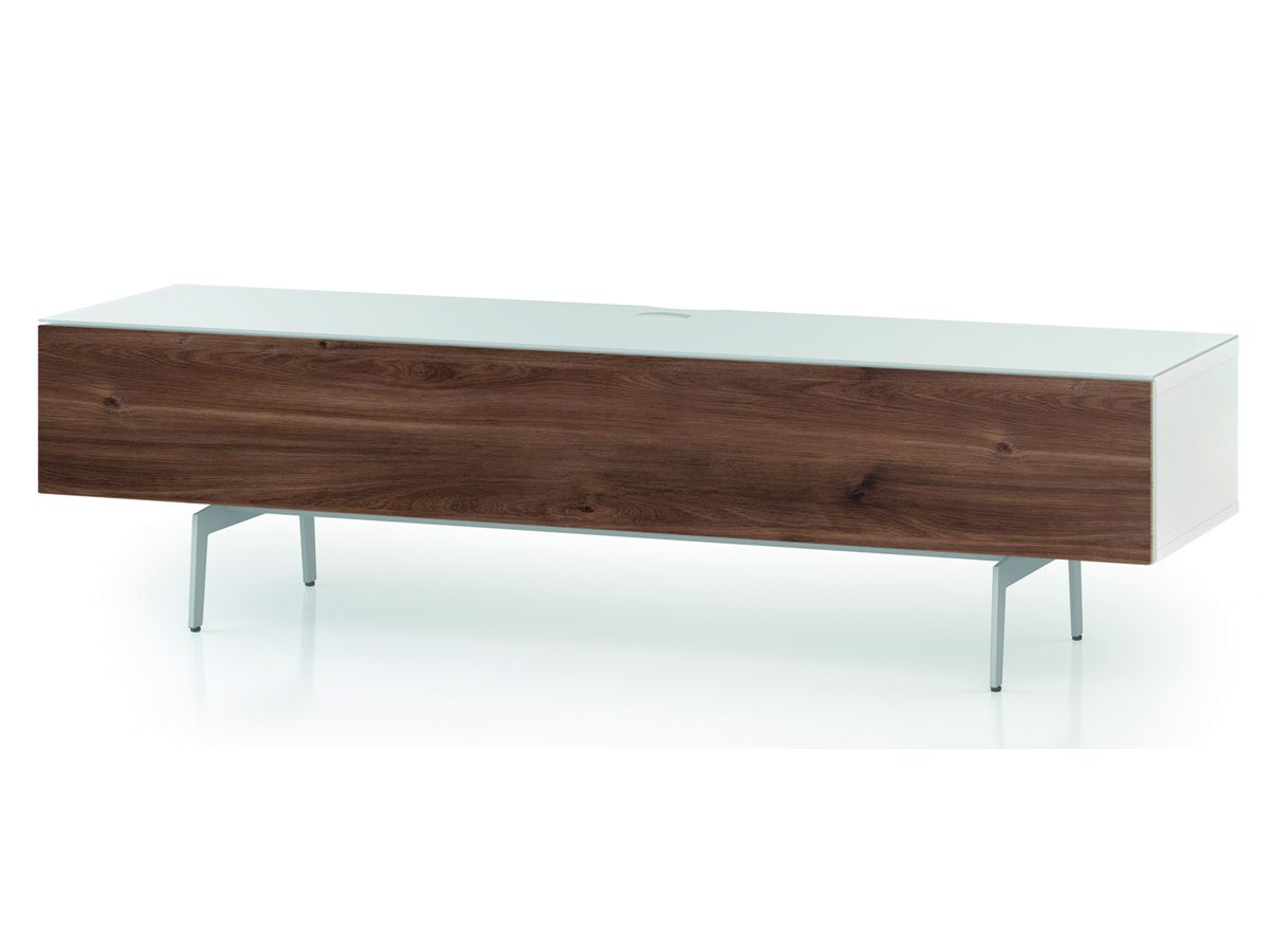 STA362F - Weiss, Klappe Walnuss, Fuss Weiss