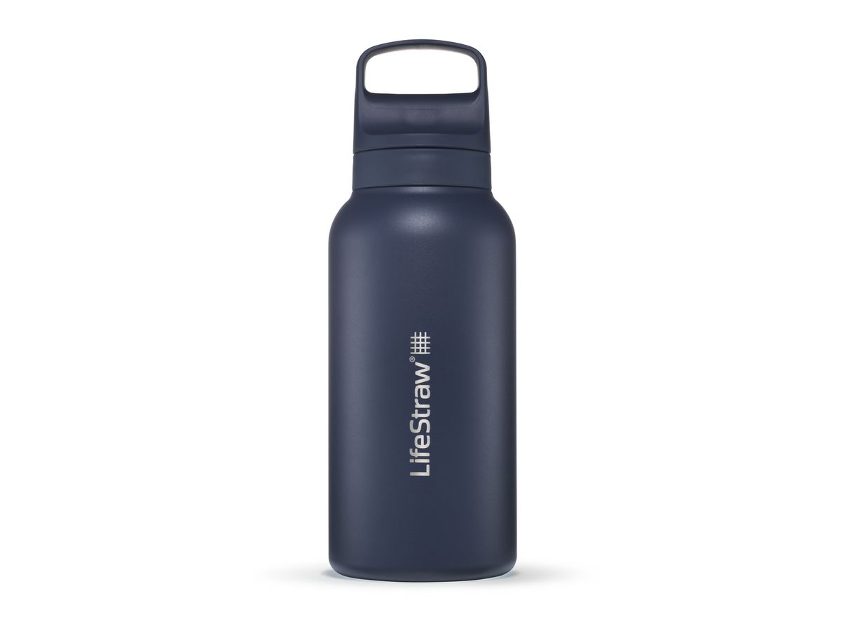 Go, Wasser Filter, 1 Liter, Edelstahl - Aegean Sea