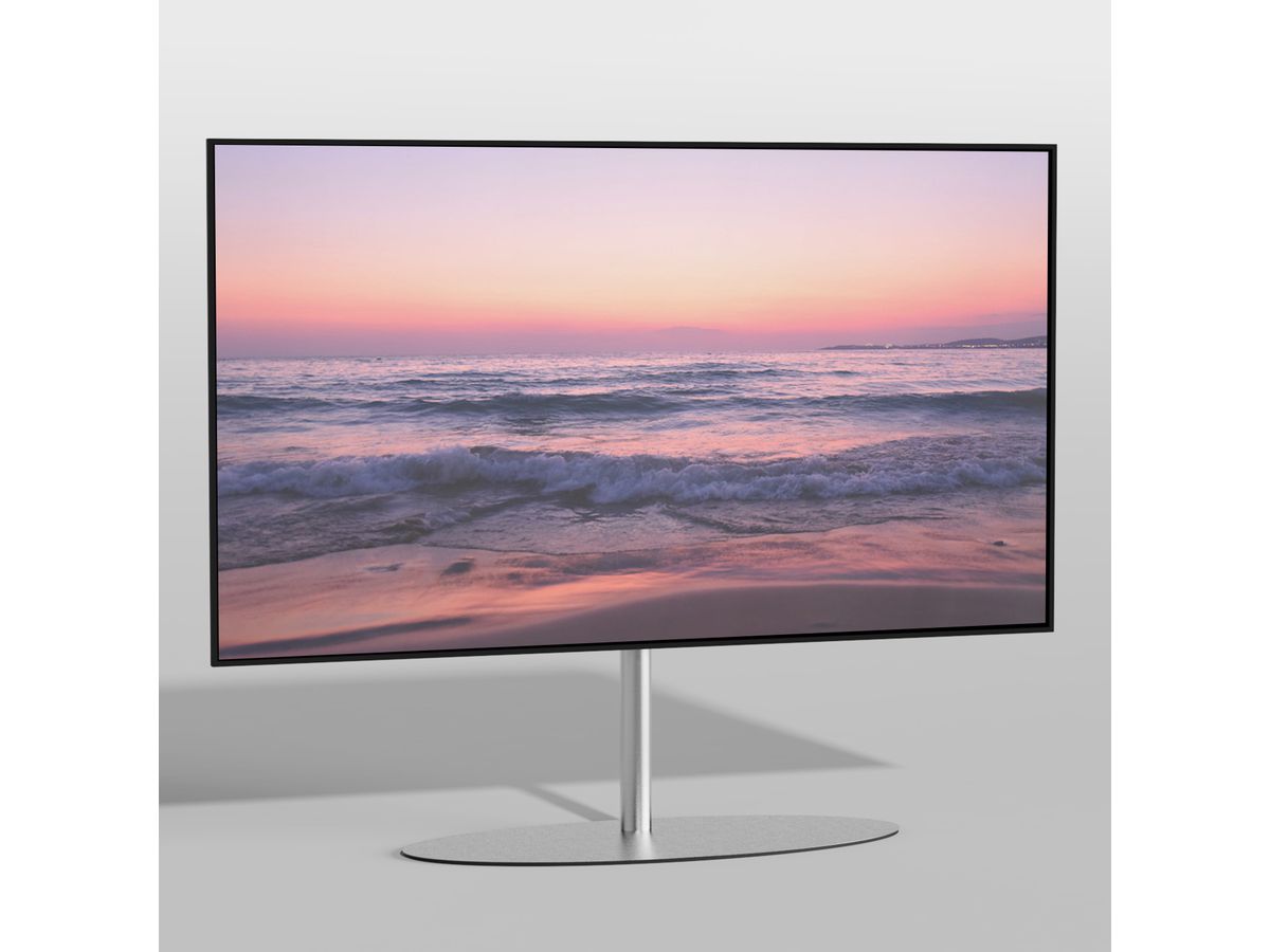 ORBIT100S42 - TV-Ständer ORBIT, Edelstahl, 1m, 400x200