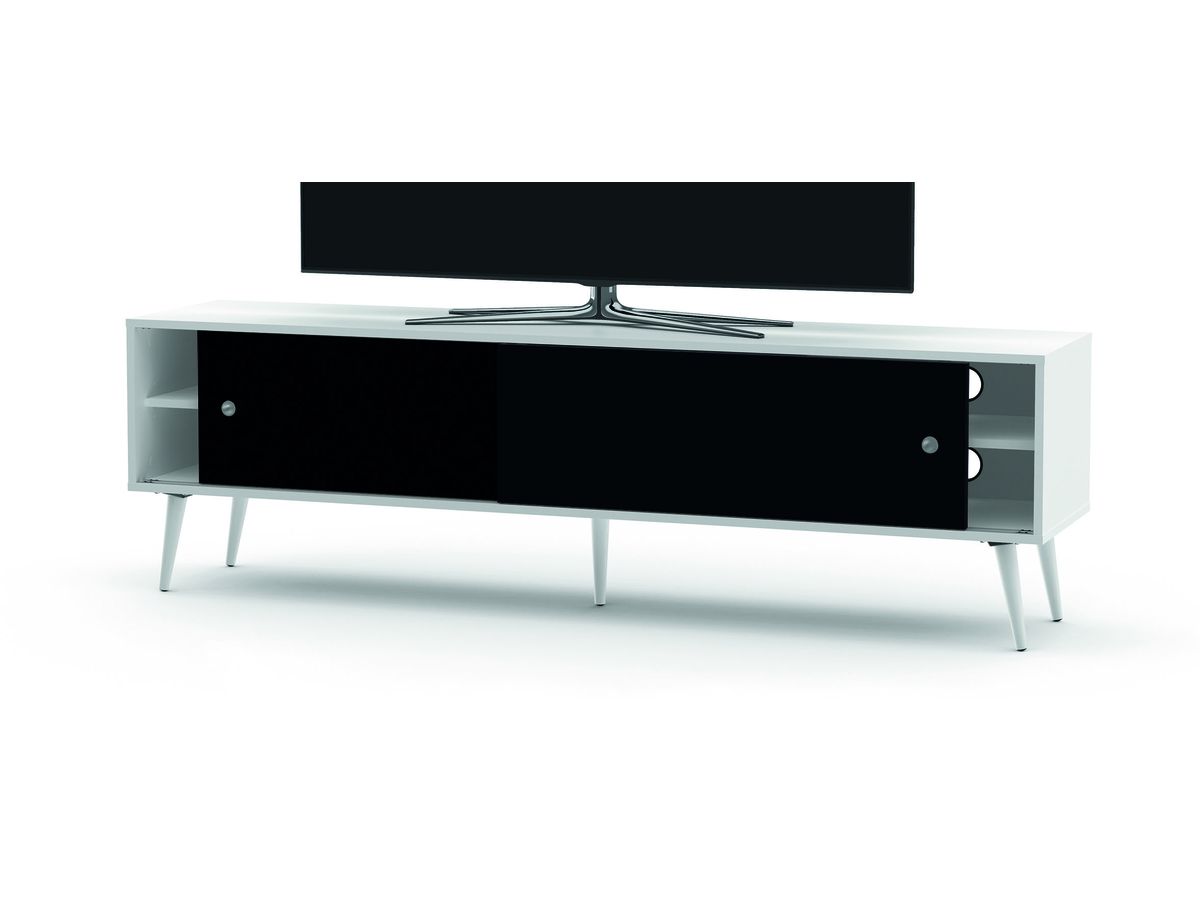Retro 180 - Body blanc, front noir brillant