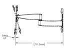 VLF728-S2 - Schwenkbarer Wandhalter Silber