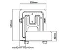 CHU2S - Universelle Halterung für Media Player