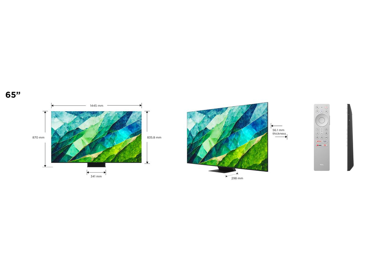 65C855 - 65 Zoll, 4K UHD, MiniLED, GoogleTV,144Hz