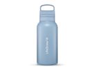 Go, Wasser Filter, 1 Liter, Edelstahl - Icelandic Blue