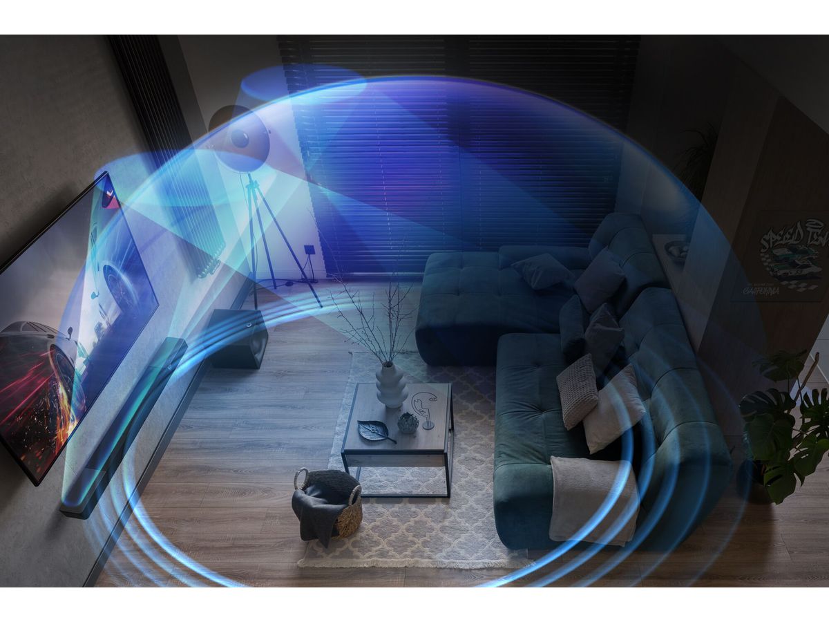 Flexus CORE 200 - Soundbar 3.1.2, noir