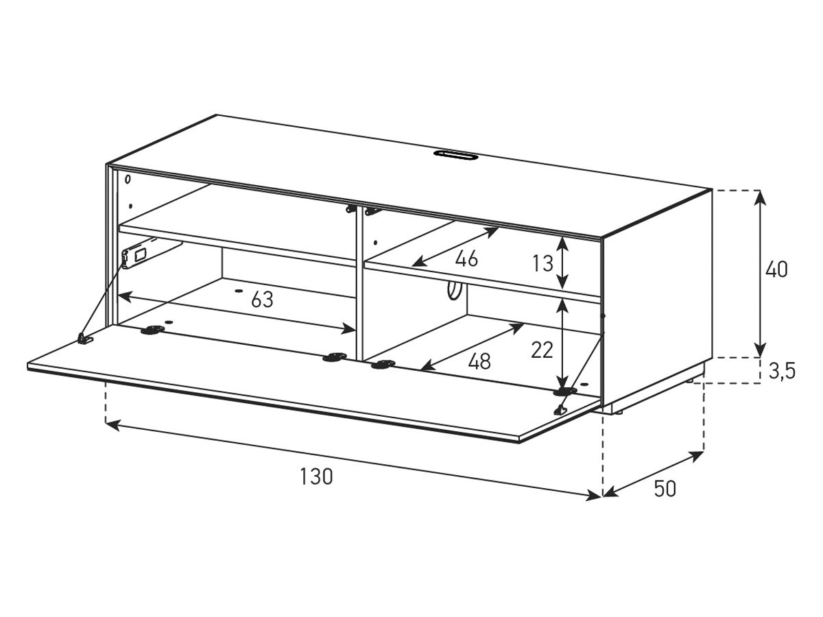 EX10-F Graphit Sockel 2cm Version C