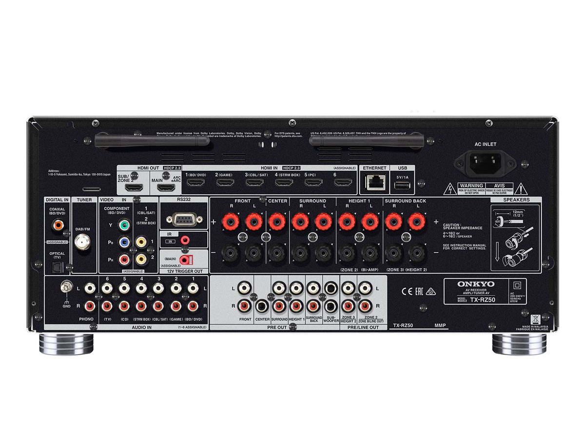 TX-RZ50 - AV-Receiver 9.2, noir