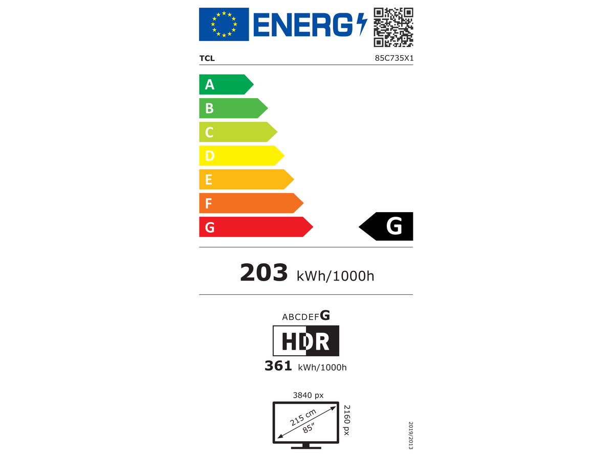 85C735 - 85 Zoll 4K UHD SmartTV,GoogleTV,120Hz