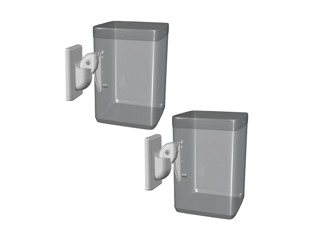 Wandhalter Paar zu Sonos ONE, PLAY:1 & 3 - weiss