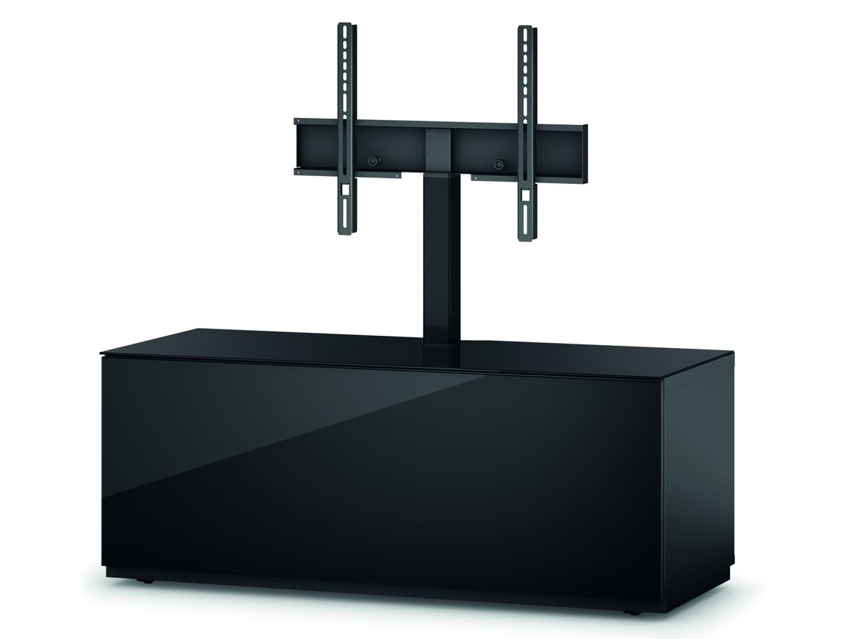 STA111F - Schwarz, Klappe Schwarz, Sockel