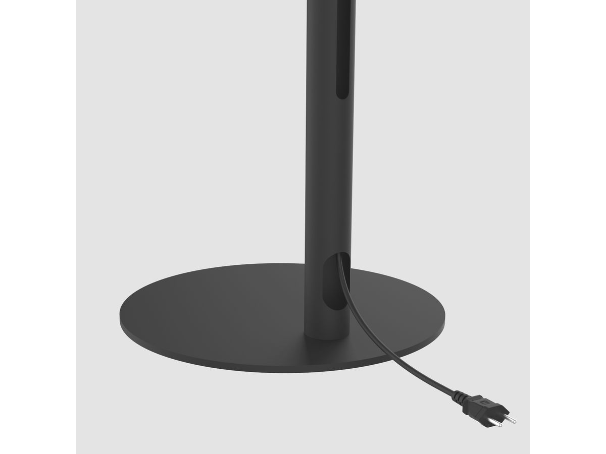 GATE100B01 - TV-Ständer GATE, Schwarz, 1m, 75x400