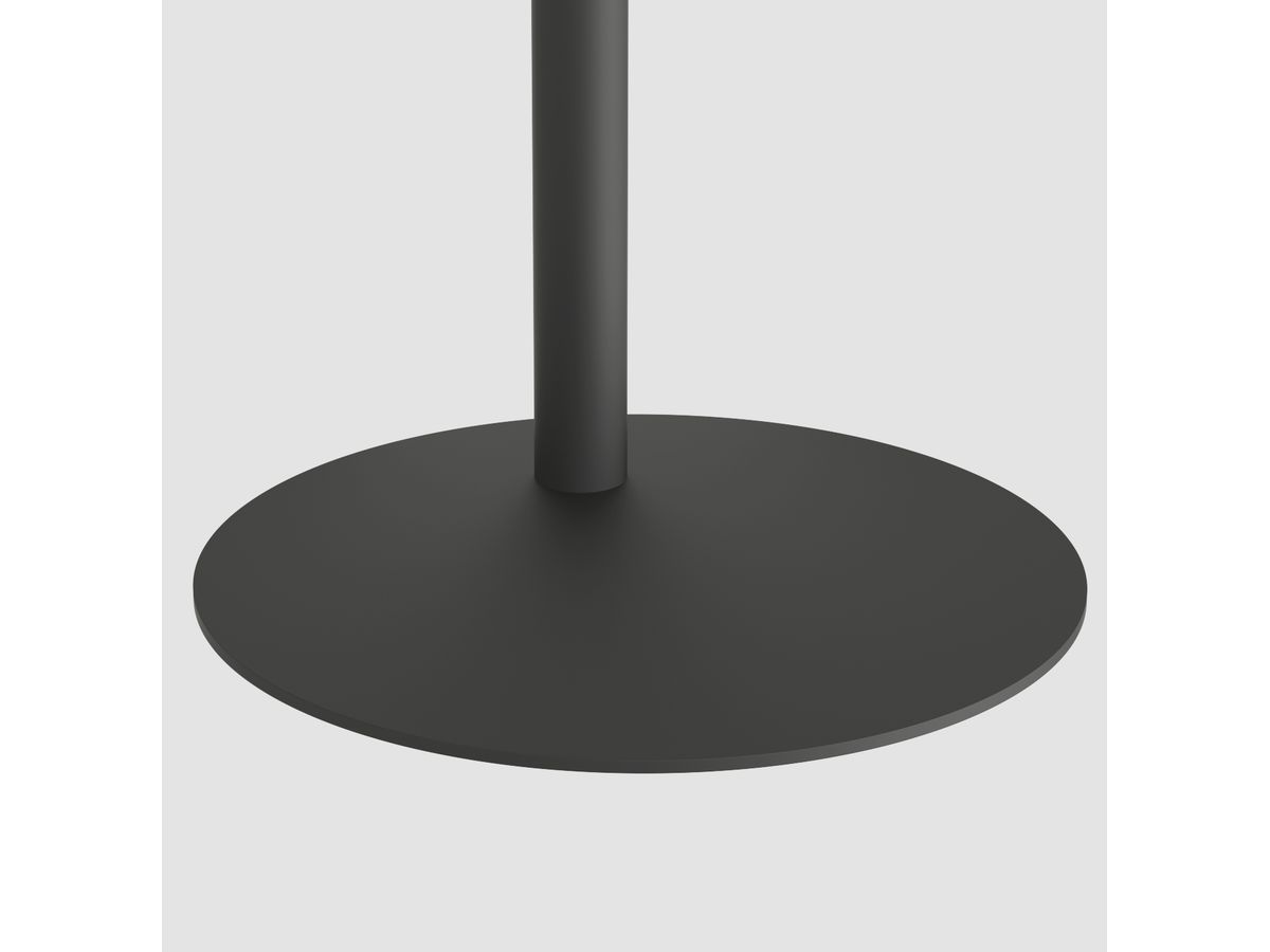 CAV-SPHERE-B - Bodenplatte Stahl schwarz, 54 cm