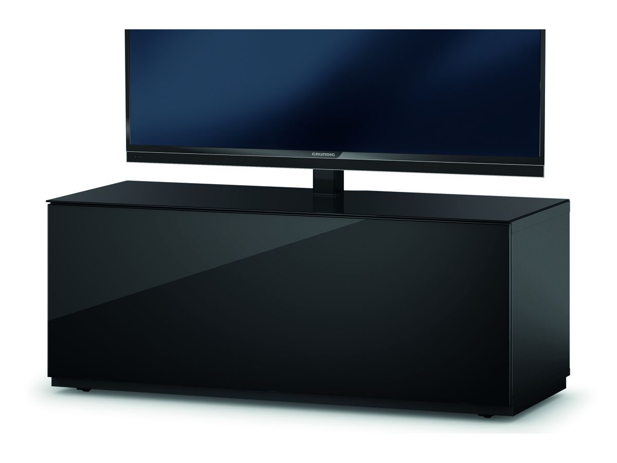 STA111F - Schwarz, Klappe Schwarz, Sockel