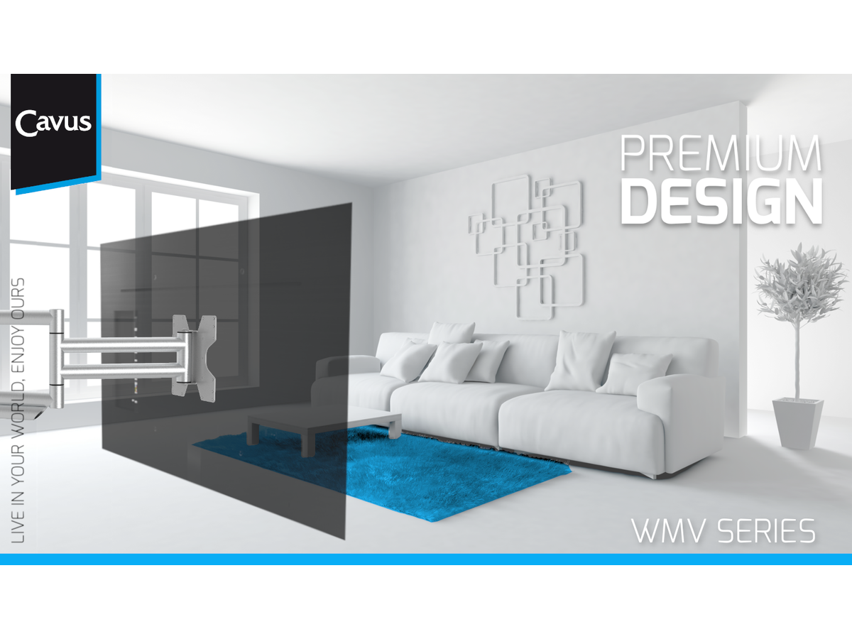 WMV9001 - Wandhalter Alu schwenkbar -55"