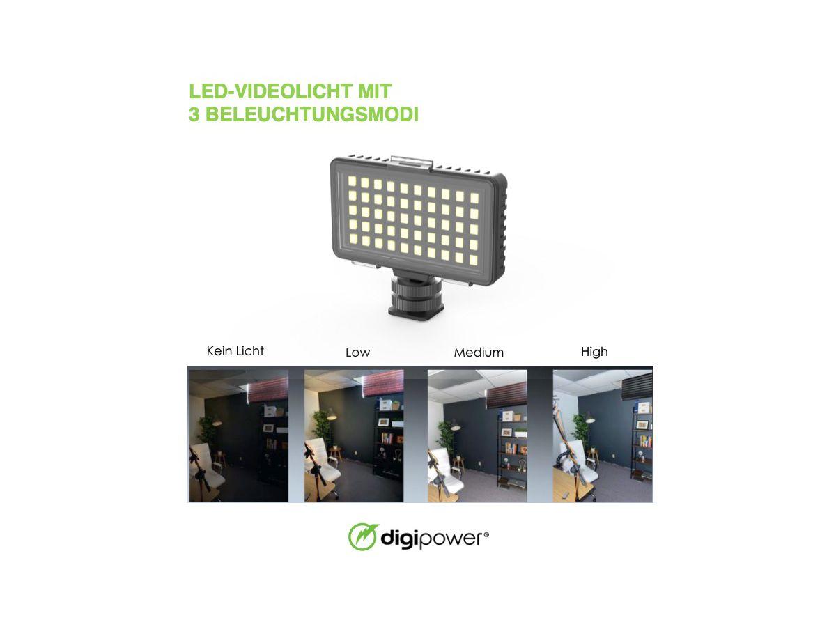 DP-VL50 - Insta Fame LED Videolicht