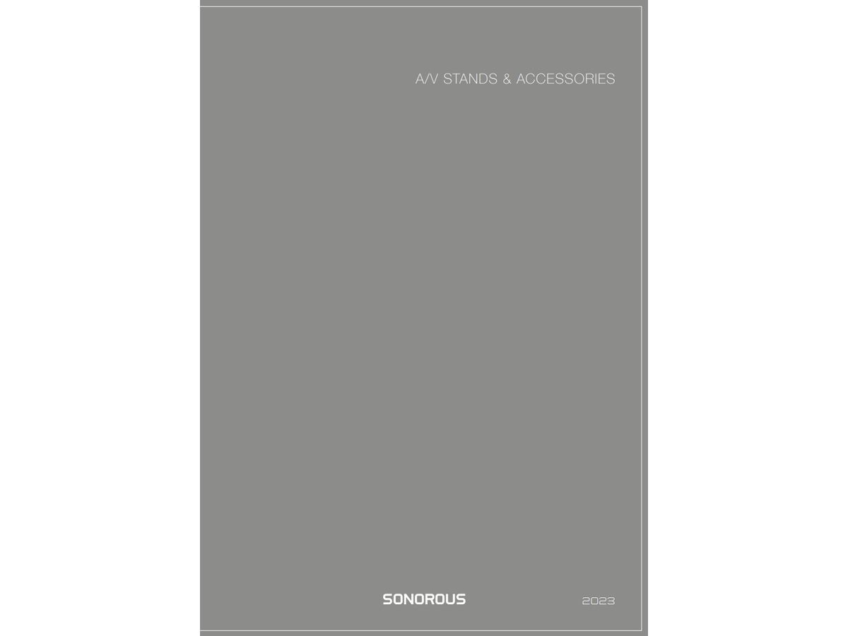 AV Katalog Sonorous 2023 - (nur PDF erhältlich)