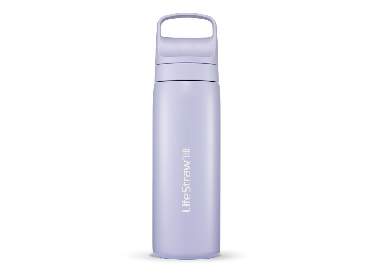 Go, Wasser Filter, 500 ml, Edelstahl - Provence Purple