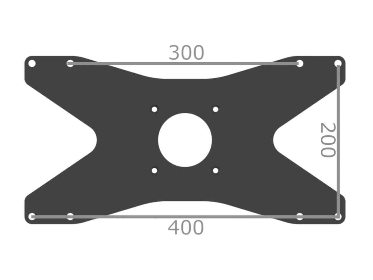CAV-V42 - Montageplatte zu Cavus-Kopfteil