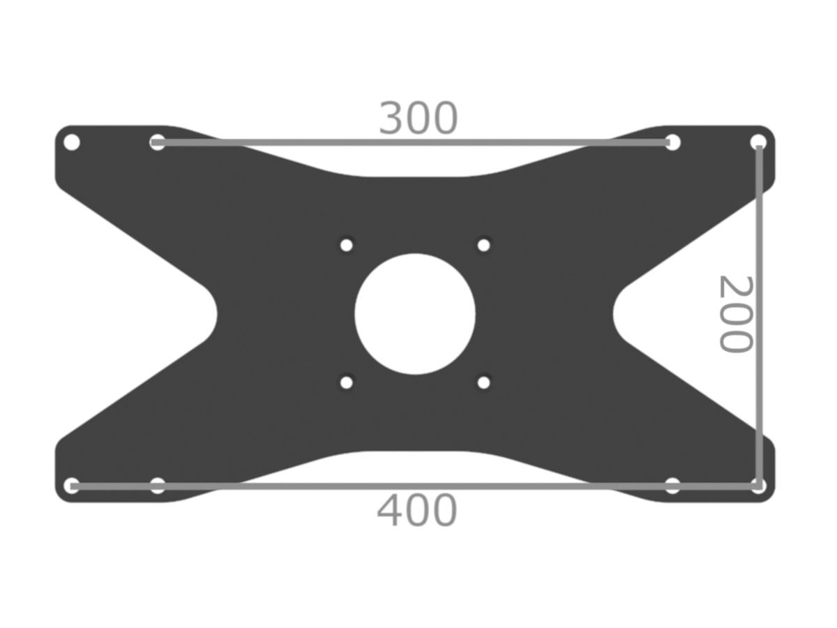 CAV-V42 - Montageplatte zu Cavus-Kopfteil