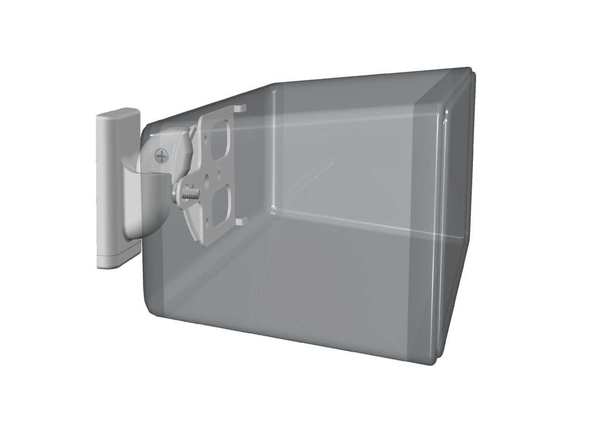 Wandhalter Paar zu Sonos ONE, PLAY:1 & 3 - weiss
