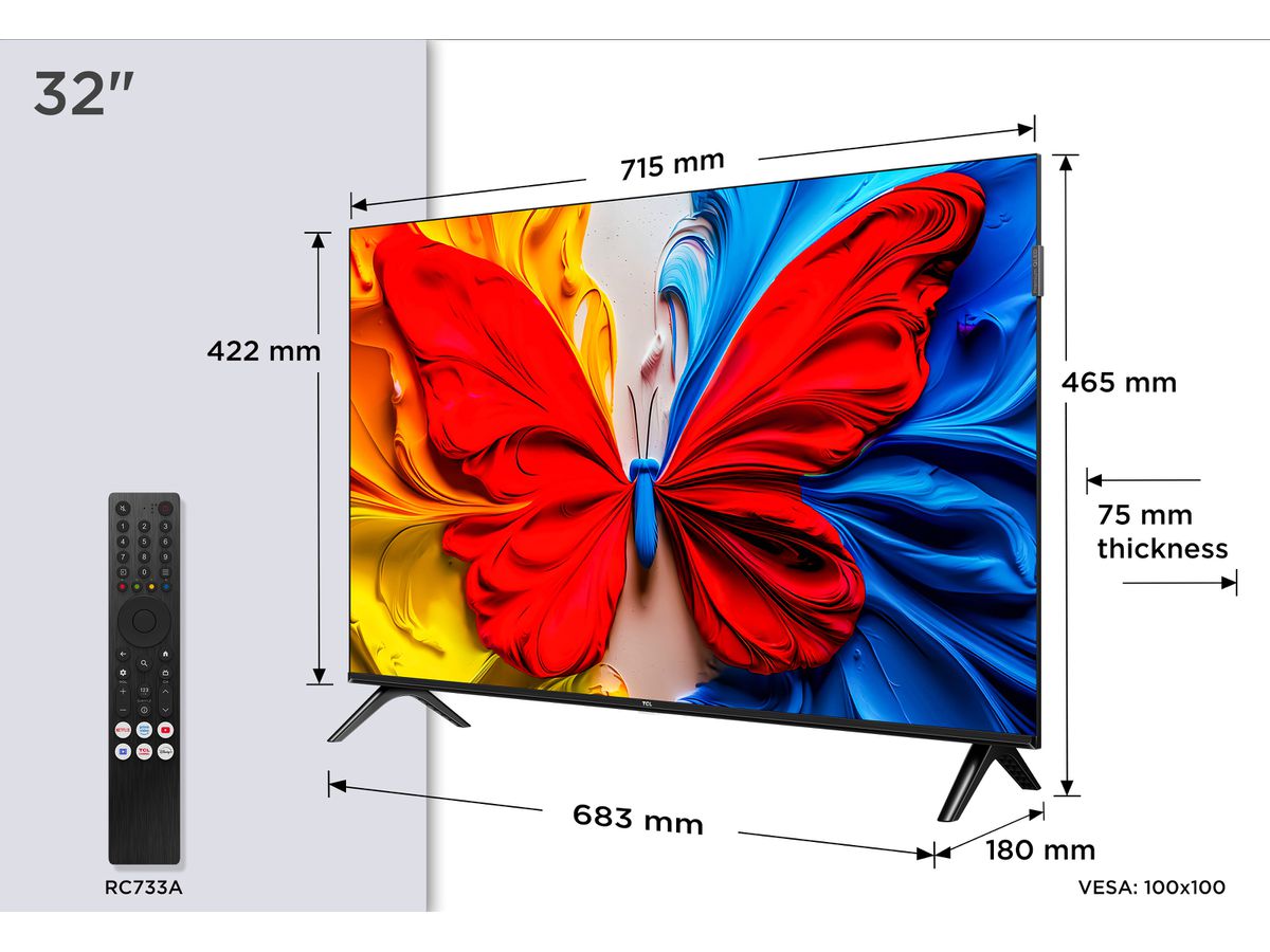 32S5K - 32 Zoll,FHD,QLED,LEDDirect,HDR,GoogleTV