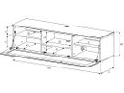 STA160I - Weiss, Klappe IR-Glas Weiss, Wandversion