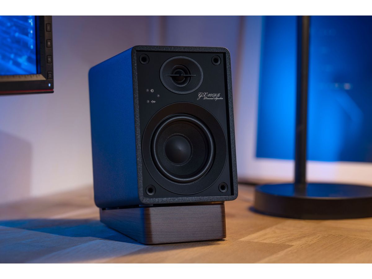 GX-10DB - schwarz, aktive Desktop-Lautsprecher