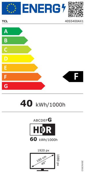 Étiquette énergétique 251976