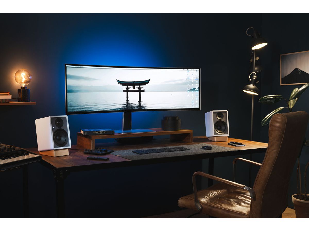 GX-30ARC - weiss, aktive Desktop-Lautsprecher