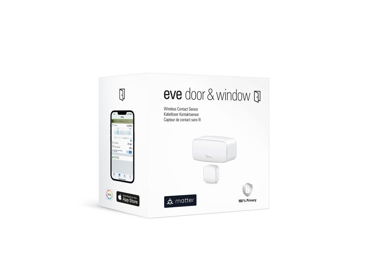Eve Door & Window (Matter) - Capteur de contact sans fil