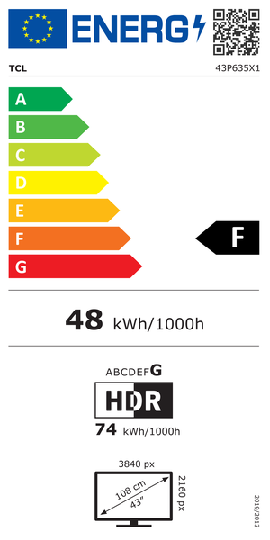 Étiquette énergétique 251758