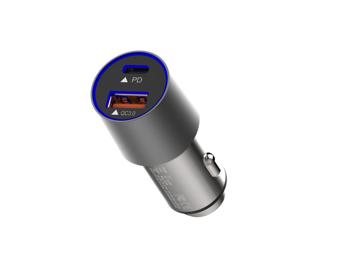 Adonit Fast Car Charger, grau