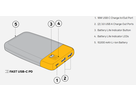 Charge PD 40 - Fast charging Powerbank avec 10000 mAh