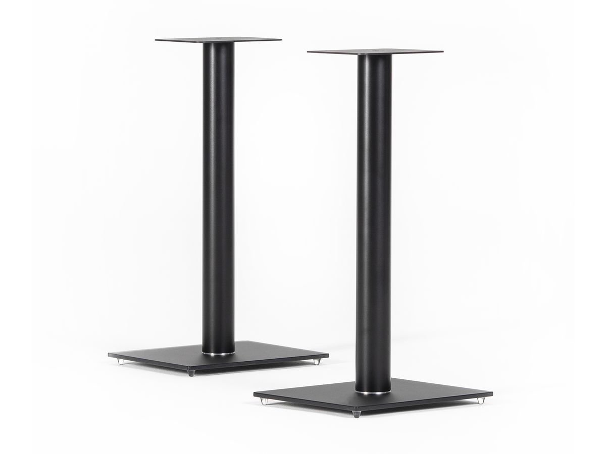 SP100 - Schwarz Ätzglas, Säule Schwarz Matt