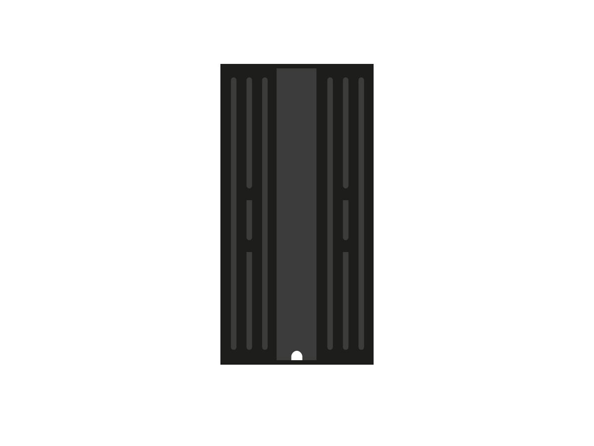 Bracket 75/77", Höhe: 94cm - Canvas TV-Halter einzeln