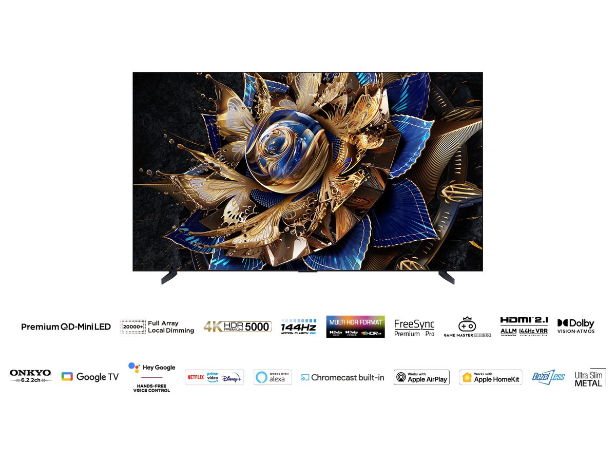 115X955 Max - 115 Zoll, Premium QD-Mini LED, 144Hz, 50