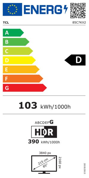 Étiquette énergétique 252571