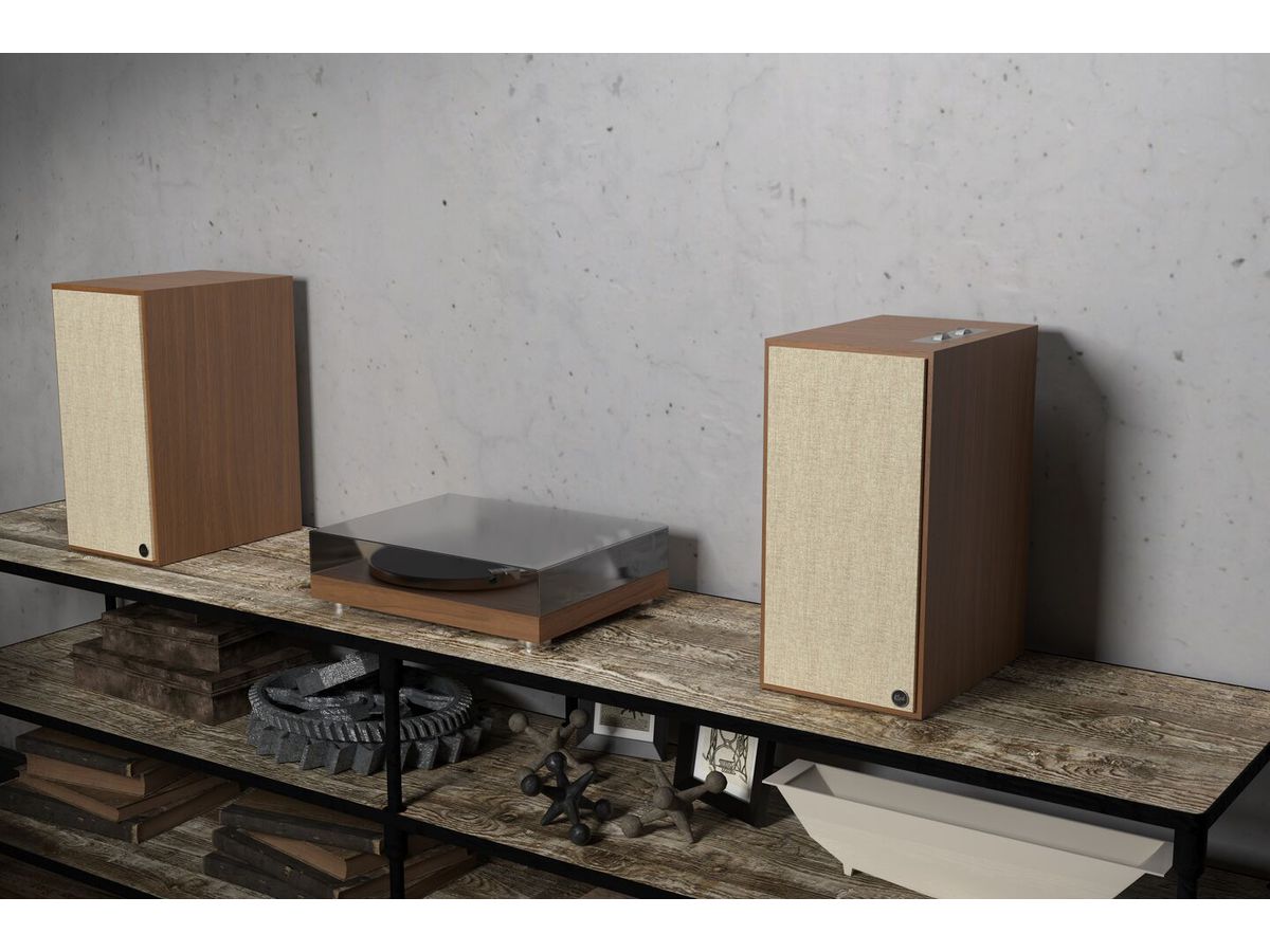 The Nines - walnut, active Speaker, 250W