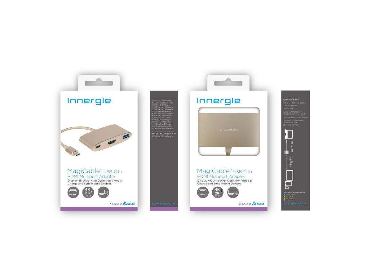 MagiCable USB-C > HDMI Multiport - Gold