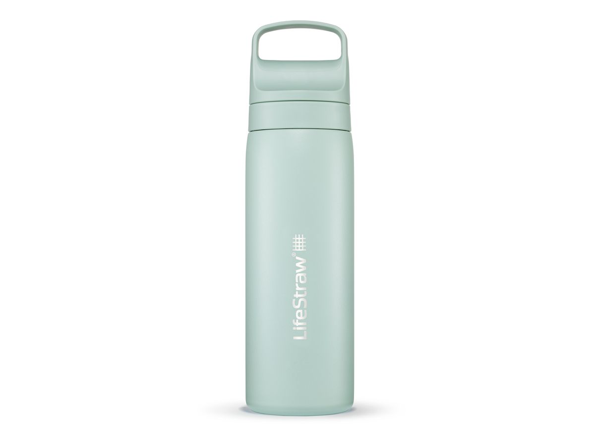 Go, Wasser Filter, 500 ml, Edelstahl - Seafoam