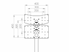 CAV-V01 - Montageplatte Universell 400x400