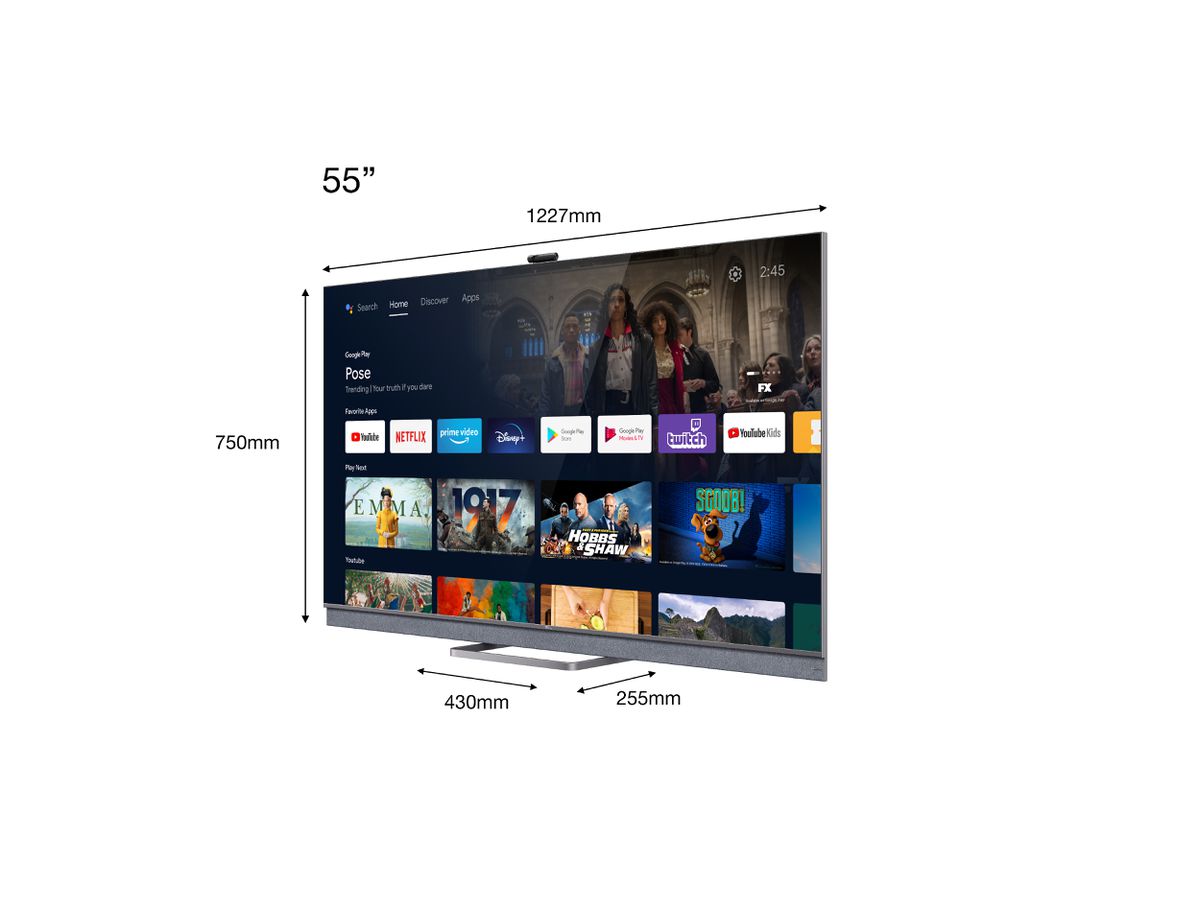 65C825 - 65 Zoll Q1000 mLED, 100Hz DV IQ, HF, And