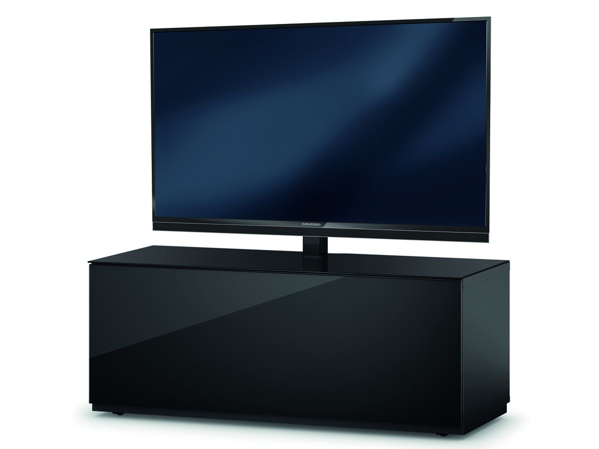STA111F - Schwarz, Klappe Schwarz, Sockel