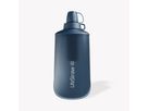 Collapsible Squeeze Bottle - Mountain Blue, 650 ml, filtre d'eau